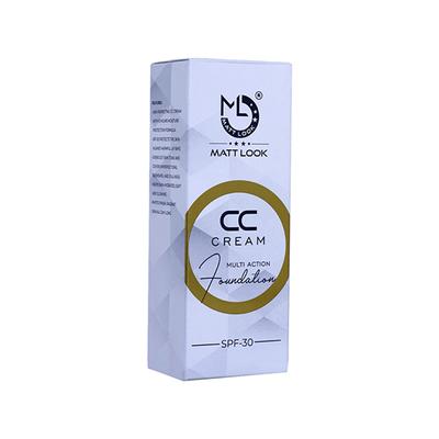 Matt Look CC Cream Multi Action Foundation- Color Correcting Full Coverage Natural Finish Concealing Blemishes, Dark Circles 04 60 ml - Foundation