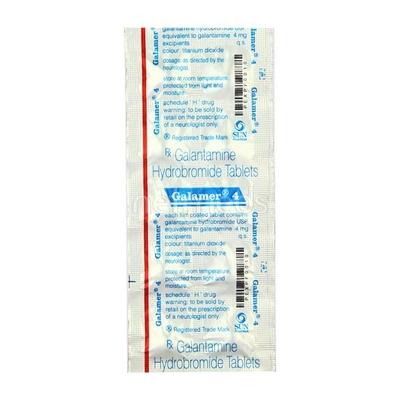 Galamer 4mg Tablet 10'S - Alzheimer-Neu