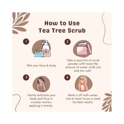 Essentia ExtractsTea Tree Face & Body Exfoliating Scrub 15 gm - Scrubs & Exfoliants
