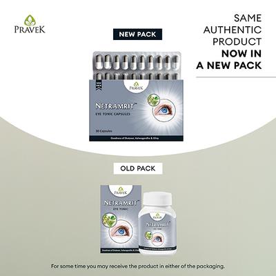 Pravek Netramrit Capsules 30's - Speciality Medicines