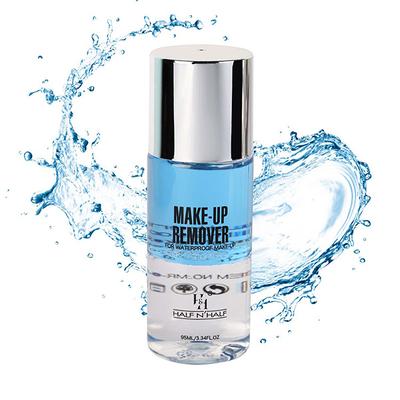Half N Half Make - Up Remover for Waterproof Make - Up, Ice Blue 95 ml - Make Up Removers