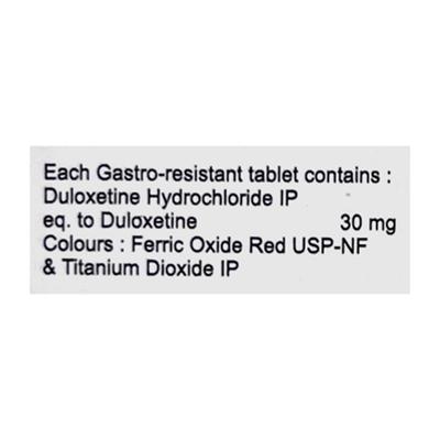 DELZOWEL 30 Tablet 10's - Depression-Ant