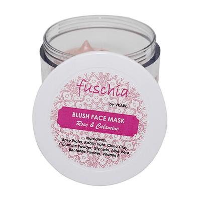 Fuschia Blush Face Mask - Rose & Calamine 100 gm - Masks & Peels