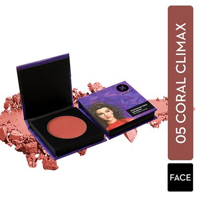 SUGAR Cosmetics Contour De Force Mini Blush - 05 Coral Climax 4 gm - Blushes