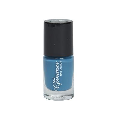 Glimmer Nail Polish Grey Blue 5 ml - Nail Polish