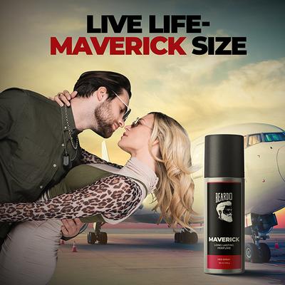 Beardo Maverick Perfume Deo Spray for Men, Strong and Long Lasting 150 ml - Men Deodorants/Roll-Ons