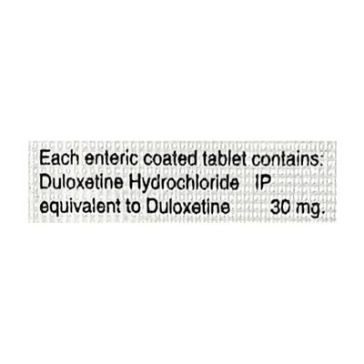 Dulotin 30mg Tablet 10'S - Depression-Ant