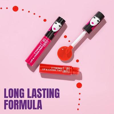 Elle18 2 Timing Lip and Cheek Tint Tropicana 4 ml - Liquid Lipsticks