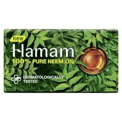 Hamam 100% Pure Neem Oil Soap 100 gm (N) - Soaps