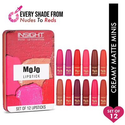 Insight Cosmetics Mojo Lipstick Set 36gm 12's - Lipsticks
