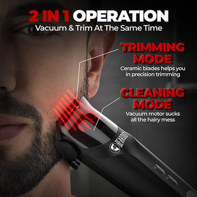 Beardo Ninja-X Vacuum Professional Trimmer 2 In 1 1's - Trimmers