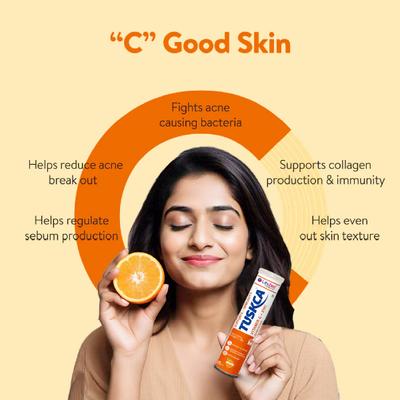 LifeZen Tuskca Natural Immunity Booster Vitamin C 1000 mg Tablet - Orange 20's - Vitamin C