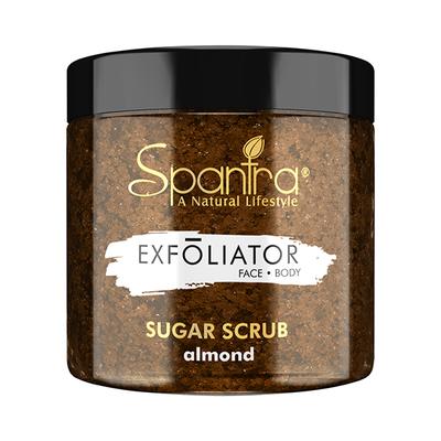 Spantra Almond Sugar Scrub 125 gm - Scrubs & Exfoliants