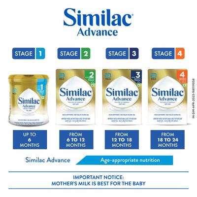 Similac Advance 3 Follow Up Formula Powder Refill - (12-18 Months) 400 g - Baby And Infant Supplements