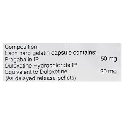 SONAXA D 50/20 Capsule 10's - Neuropathic Pain-Dru