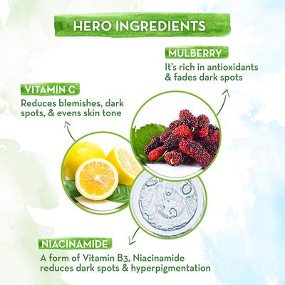 Mamaearth Bye Bye Blemishes Face Wash with Mulberry and Vitamin C for Even Skin Tone - Gently Cleanses, Reduces Dark Spots, Brightens Skin, Reduces Pigmentation, Niacinamide 100 ml - Face Washes