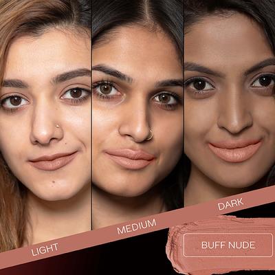 Faces Canada Weightless Matte Lipstick - Buff Nude and Peach Candy 4.5gm each 1's - Lipsticks