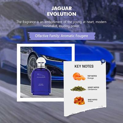 Jaguar For Men Evolution Eau de Toilette 100 ml - Men Perfumes (Edt/Edp)