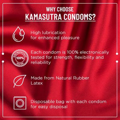 Kamasutra Ultra Delay Dotted Condoms 20's - Plain/Flavoured Condoms