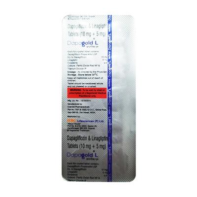 DAPAGOLD L Tablet 10's - Diabetes-Ant