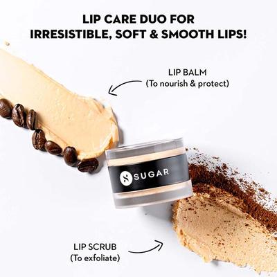 Sugar Cosmetics Lips Scrub + Balm Duo - 02 Cosmopolitan (Fresh And Fruity) 10 gm - Lip Balms