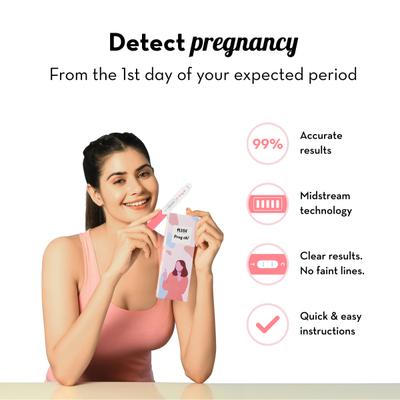 Plush Preg Oh Midstream Pregnancy Test Kit 1's - Intimate Care