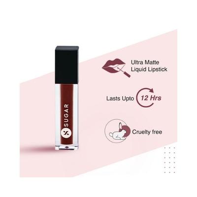 Sugar Cosmetics Smudge Me Not Liquid Mini Lipstick 13 Wooed By Nude 1.1 ml - Liquid Lipsticks