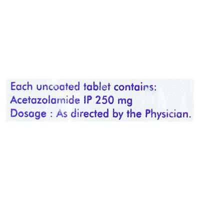 Acetamide 250mg Tablet 10'S - Glaucoma-Ant