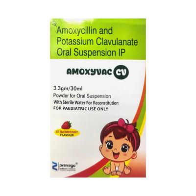 AMOXYVAC CV STRAWBERRY FLAVOR Oral Suspension 30ml - Bacterial Infections-Pen