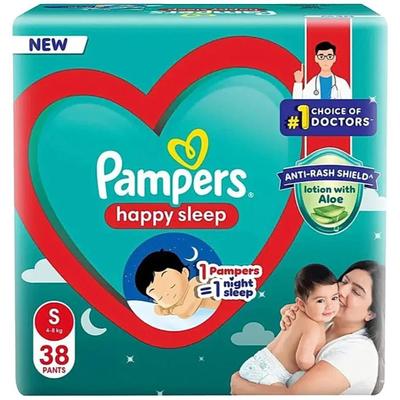 Pampers Happy Sleep Diaper Pants (S) 38 s - Diapers & Wipes