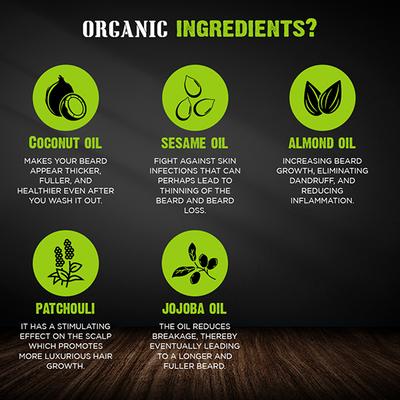 Mancode Beard Oil -Patchouli 60 ml - Beard Oil