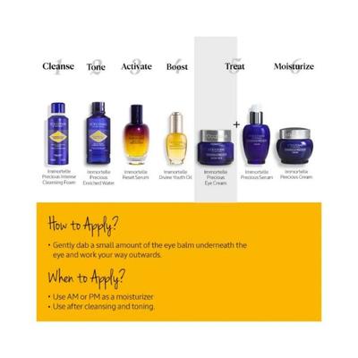 L'Occitane Immortelle Precious Eye Cream 4 ml - Dark Circle & Wrinkle Busters
