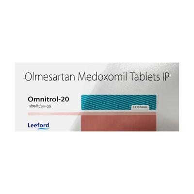 OMNITROL 20 Tablet 10's - Hypertension-Ang