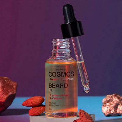 Cosmos by Bewakoof Beard Oil - Cocoa Almond Extract with Real Copper 30 ml - Beard Oil