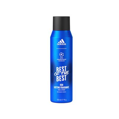 Adidas UEFA Best Of The Best Deodorant Spray 150ml + Ice Bath Sensation Shower Gel 400ml 2's - Men Deodorants/Roll-Ons