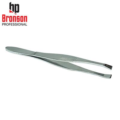 Bronson Professional Tweezer Plucker With Square Tip 1's - Nail Care