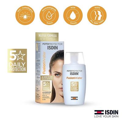 ISDIN Fotoprotector Fusion Water SPF 50 50 ml - Face Sunscreen