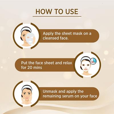 Dr Batras Pro+ Clear Skin Sheet Mask for Clear Complexion, Enriched with Berberis Aquifolium 25 gm - Sheet Masks
