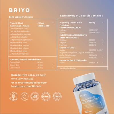 Briyo All Around Gut Guardian Softgel 75s - Multi-Vitamins