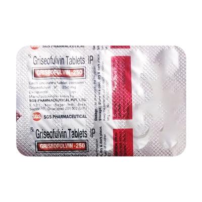 GRISEOFULVIN 250 (VET) Tablet 10's - Veterinary-Pharma