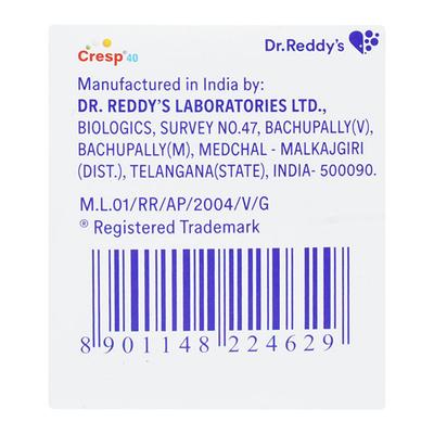 Cresp 40mcg Injection(Pfs) 0.4ml - Haematopoiesis-Hae