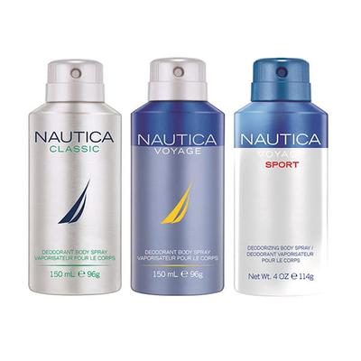 Nautica Classic + Voyage + Voyage Sports Deo Combo Set - Pack of 3 450 ml - Deodorants/Roll-Ons