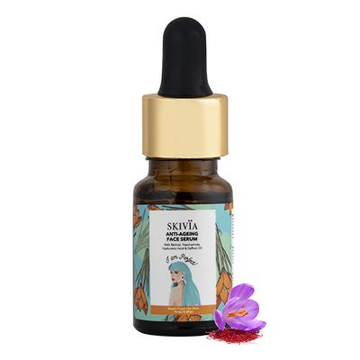 Skivia Anti-Ageing Mini Face Serum with Retinol & Saffron Oil -Unisex 10 ml - Hair Serums