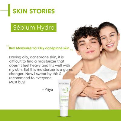 Bioderma Sebium Hydra Moisturizer for Acne 40 ml - Lotions & Creams