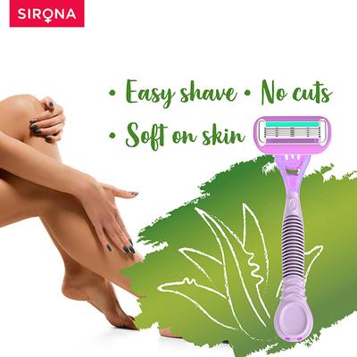 Sirona Reusable 4 Blade Razor - Aloe Boost 1's - Shaving & Hair Removal