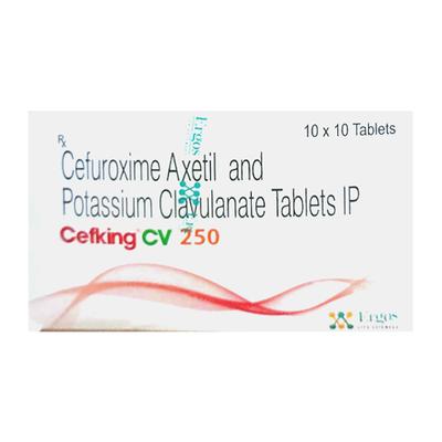 CEFKING CV 250 Tablet 10's - Bacterial Infections-Cep