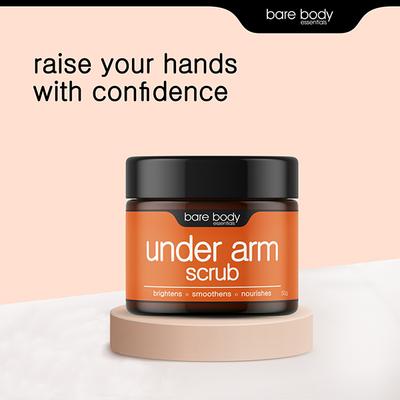 Bare Body Essentials Under Arm Scrub 50 gm - Lotions & Creams