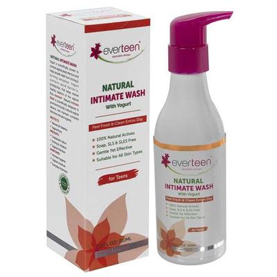 everteen Yogurt Natural Intimate Wash for Feminine Intimate Hygiene in Teens 210 ml - Intimate Care