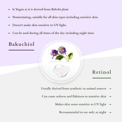 Lotus Organics Bakuchiol Plant Retinol Cream 50 gm - Day Cream