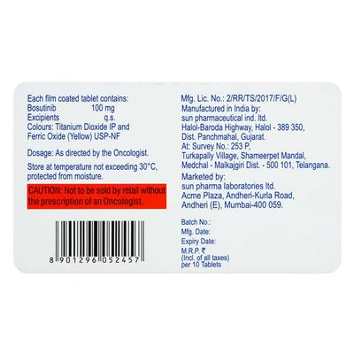 BONITAR 100 Tablet 10's - Cancer Oncology-Tar